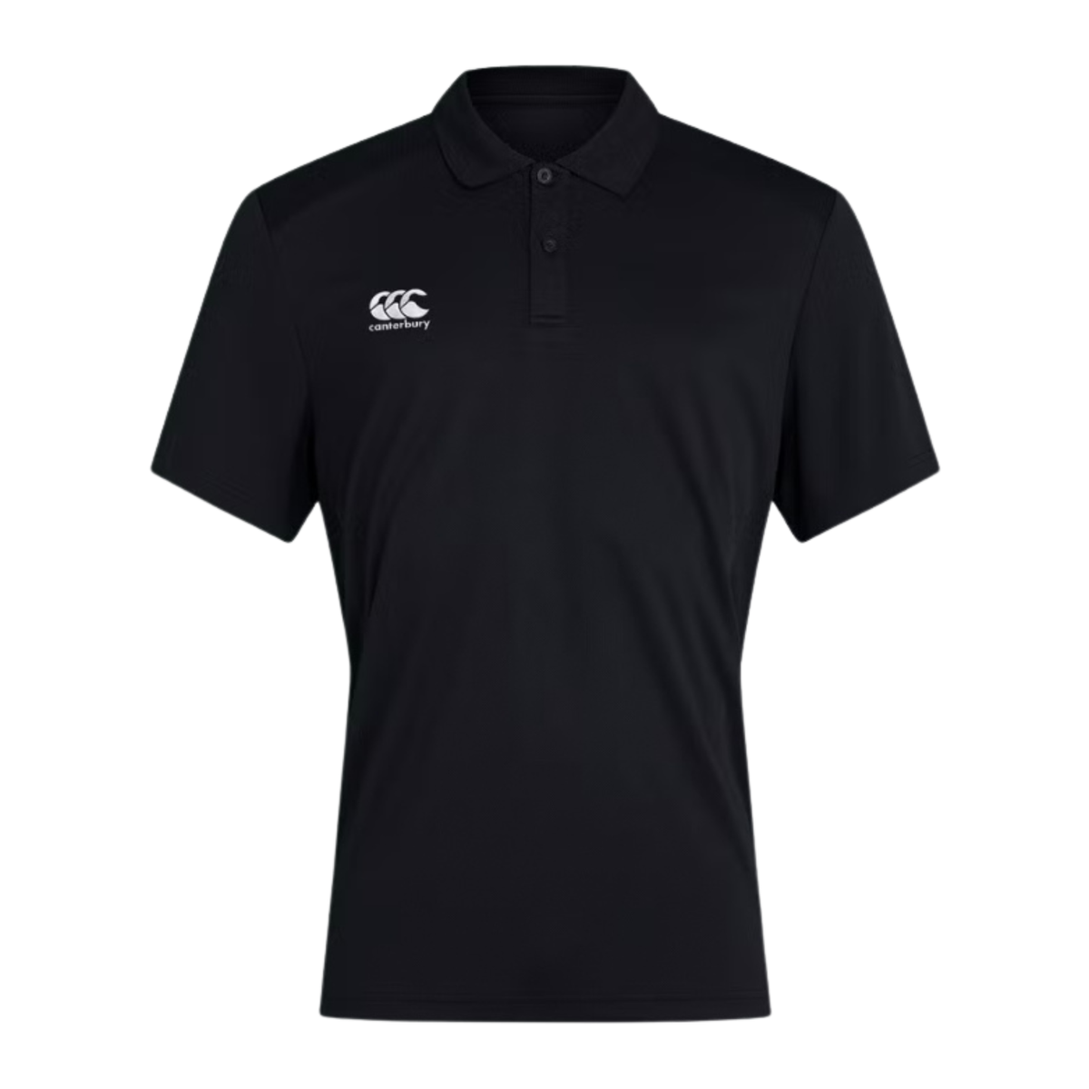 Canterbury Mens Polo Shirt Club Dry: Black