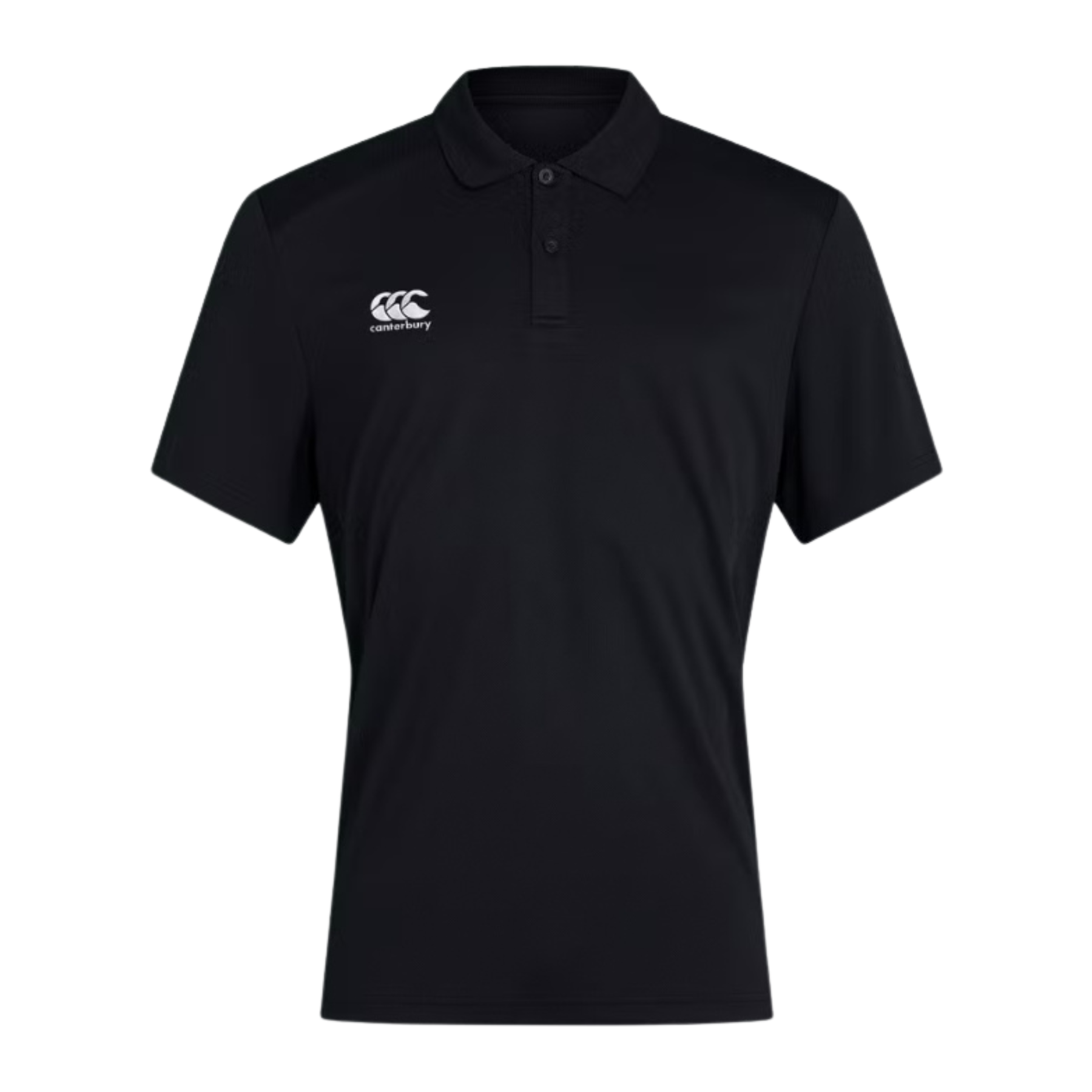 Canterbury Mens Polo Shirt Club Dry: Black
