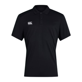 Canterbury Mens Polo Shirt Club Dry: Black