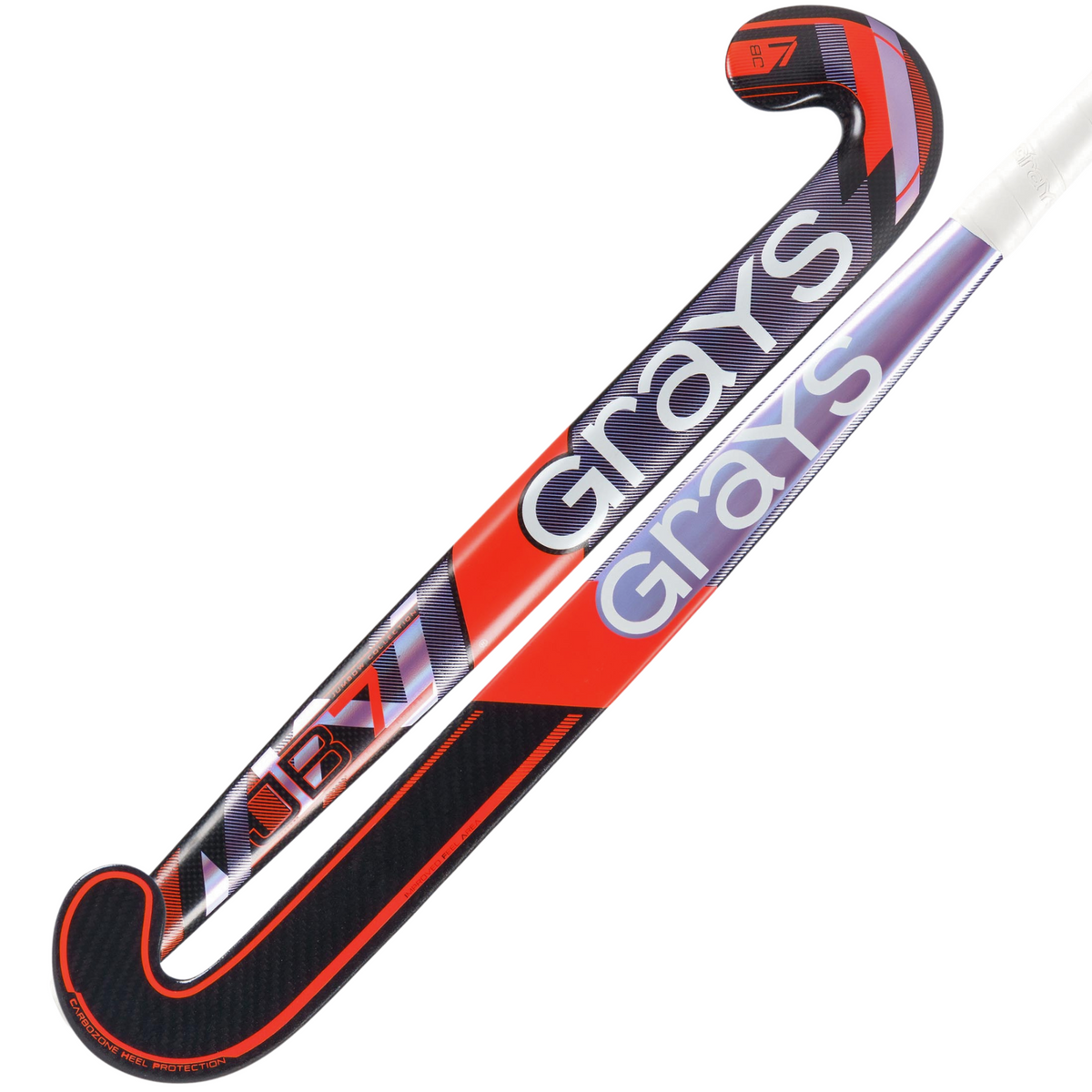 Grays Jumbow 7 Hockey Stick 25/2026: Purple/Orange