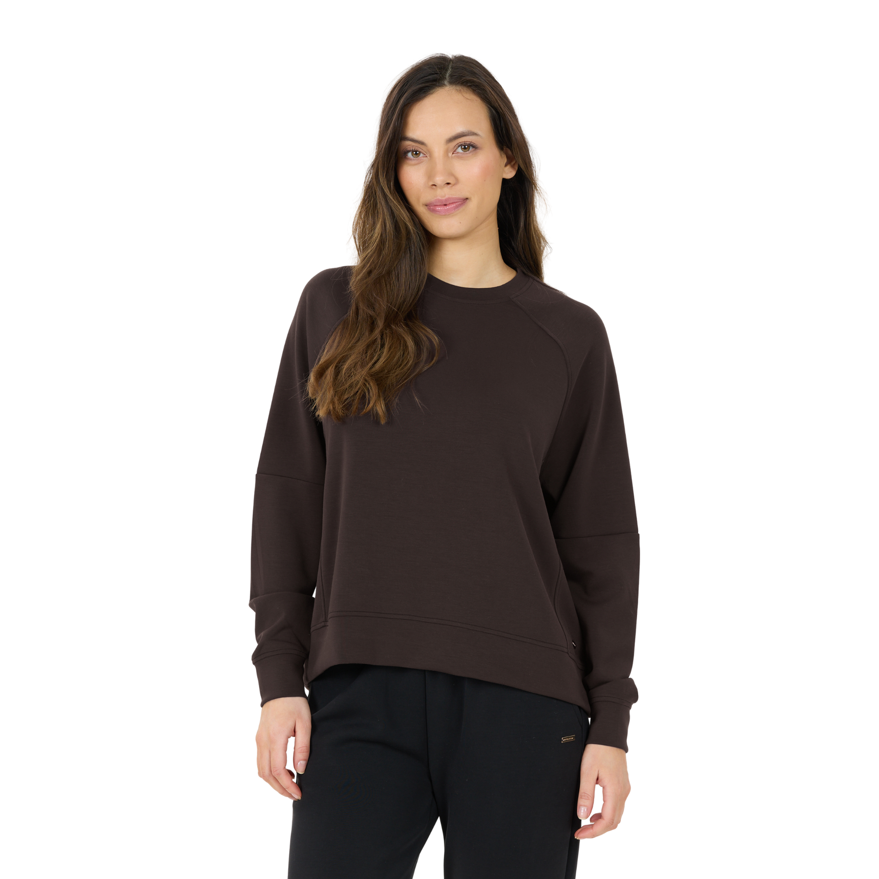 Athlecia Jacey Women's Crew Neck: Chocolate Torte