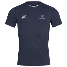 Davenies Men's Club Dry Tee: Navy