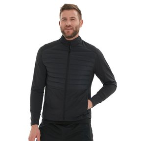 Endurance Benst Mens Hybrid Waterproof Primaloft Jacket: Black