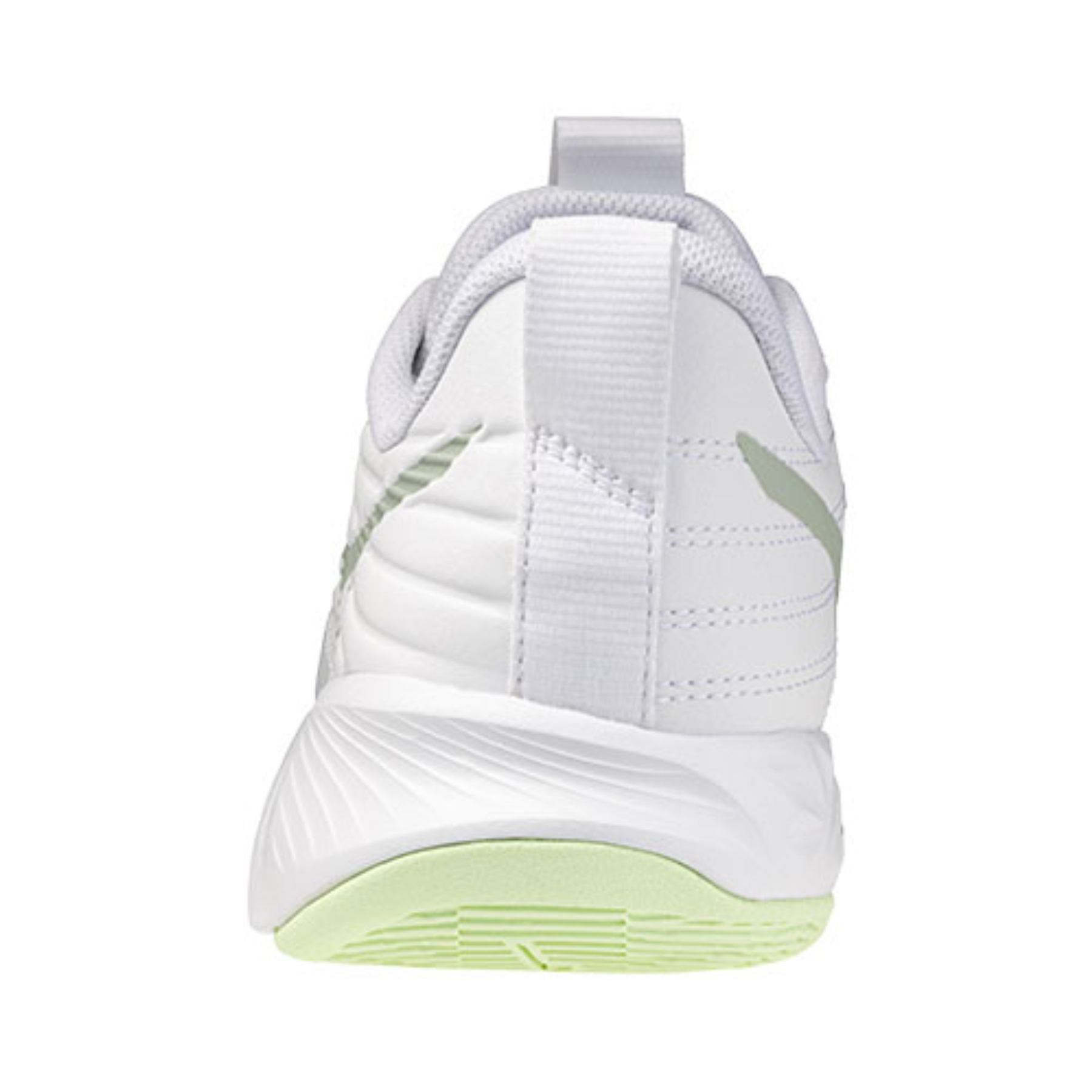 Mizuno Wave Momentum Pro Women's Netball Shoes: White/Aqua Grey/Ambrosia