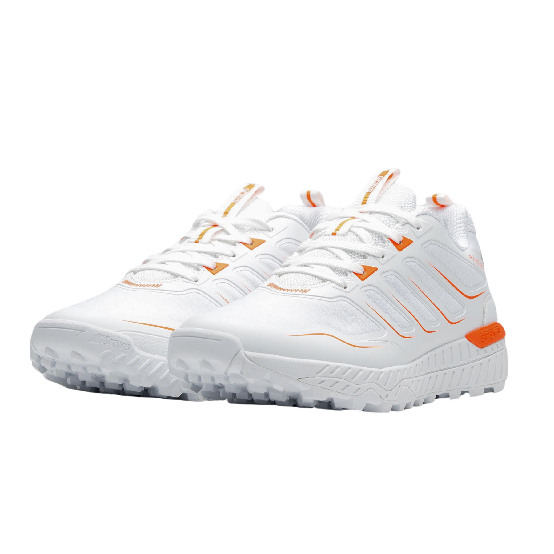 Grays Raid Hockey Shoes: White
