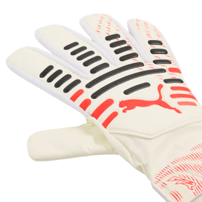 Puma Future Play NC Junior Goal Keeper Gloves: Black/Red