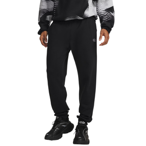 Under Armour Men's Rival Fleece Joggers: Ultimate Black/White