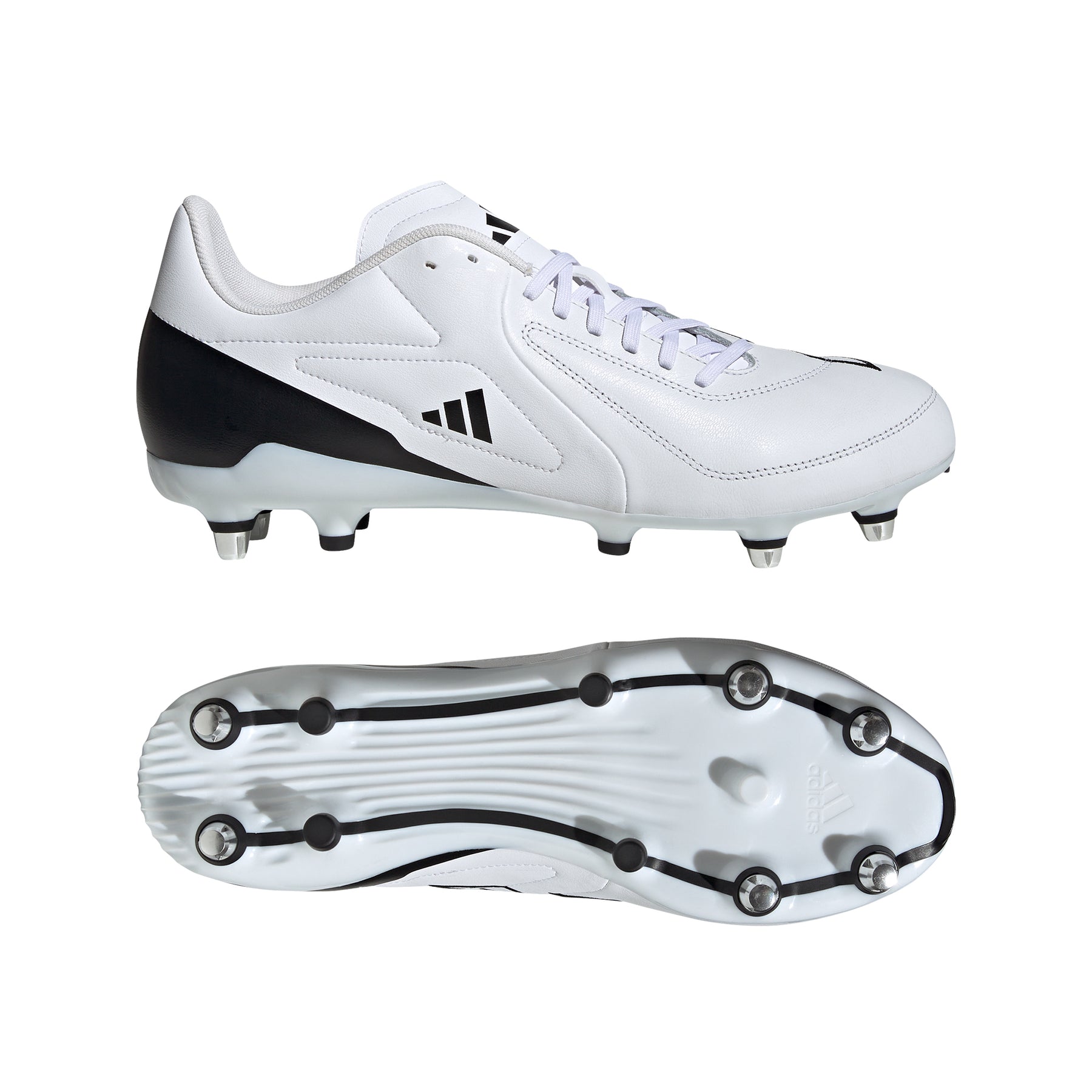 Adidas Adizero RS-15 Elite SG Rugby Boots: White