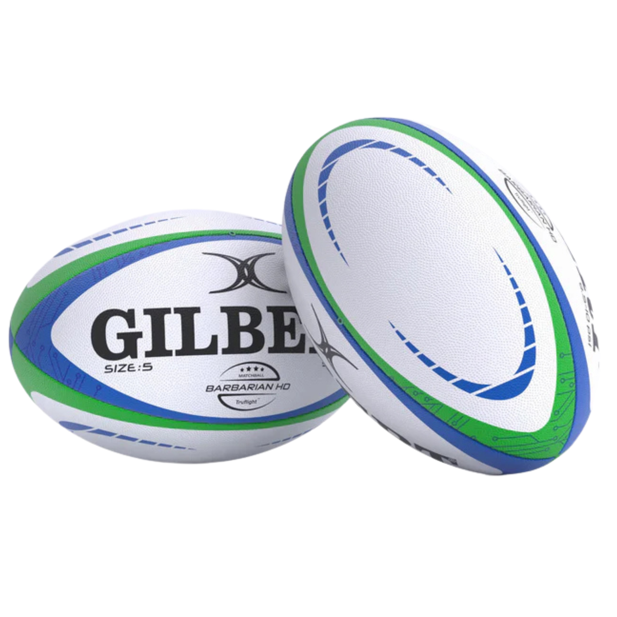 Gilbert Barbarian HD Match Rugby Ball