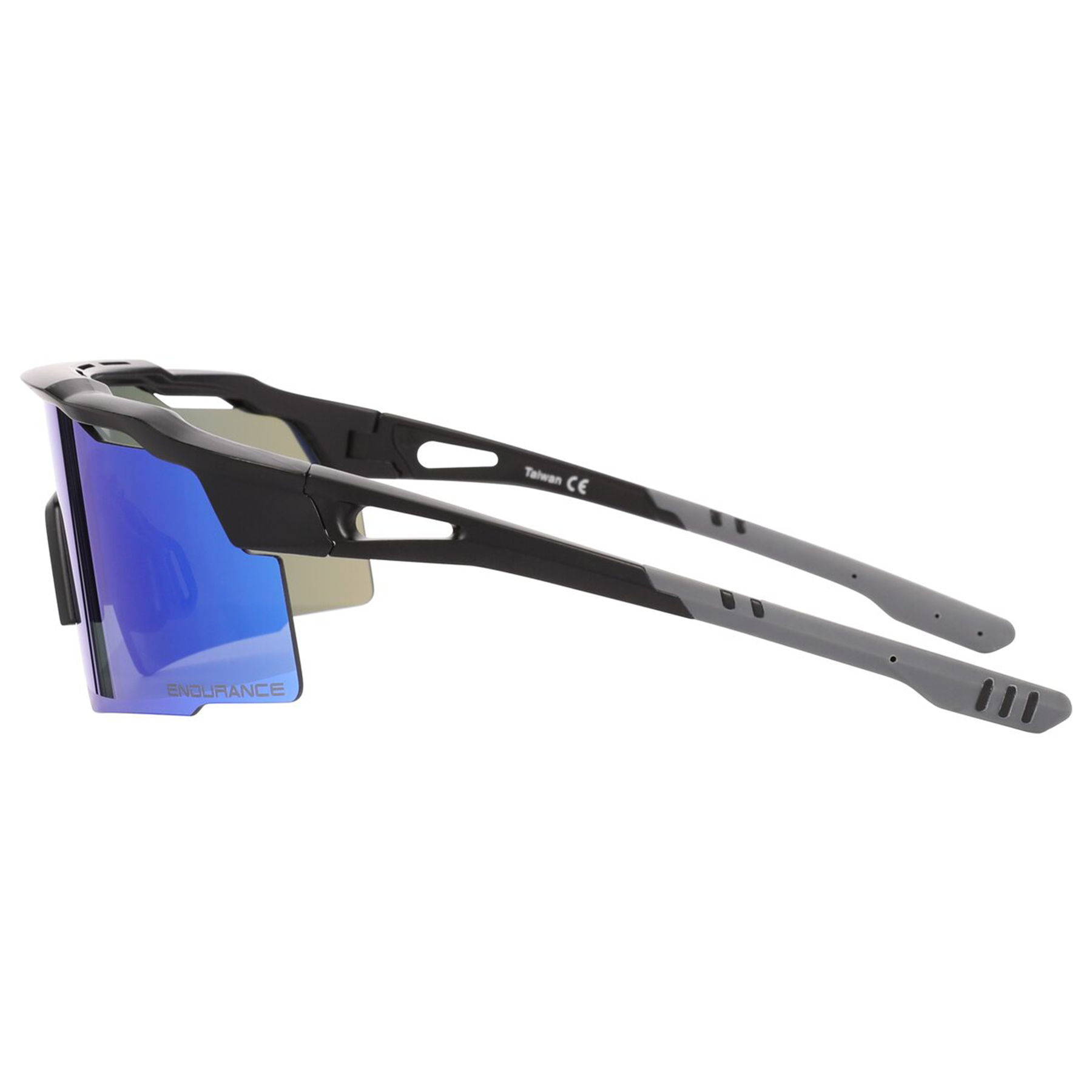 Endurance Alberto Half-Frame Sports Glasses: Blue Topaz