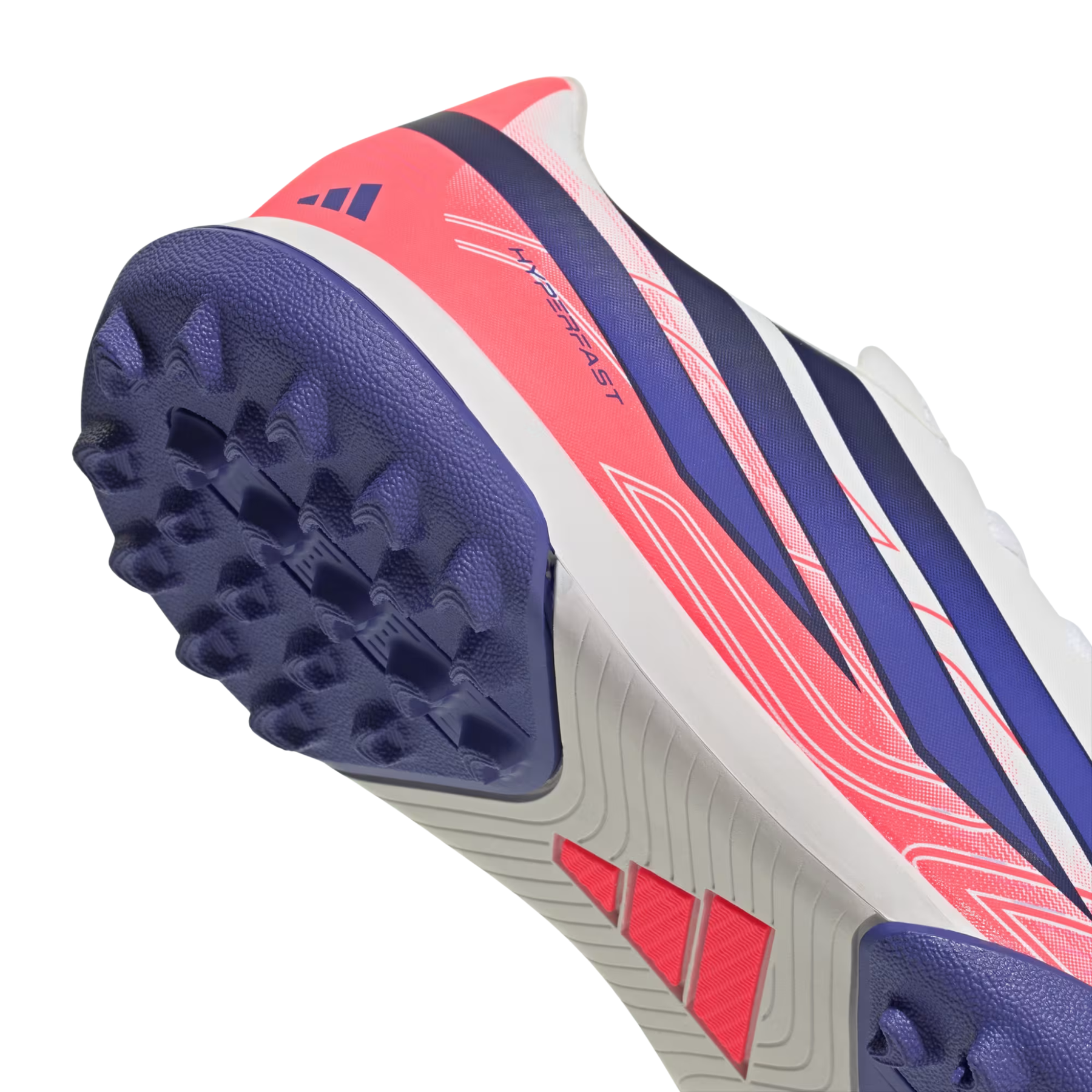 Adidas F50 Hyperfast Club TF Junior  Football Boots: White