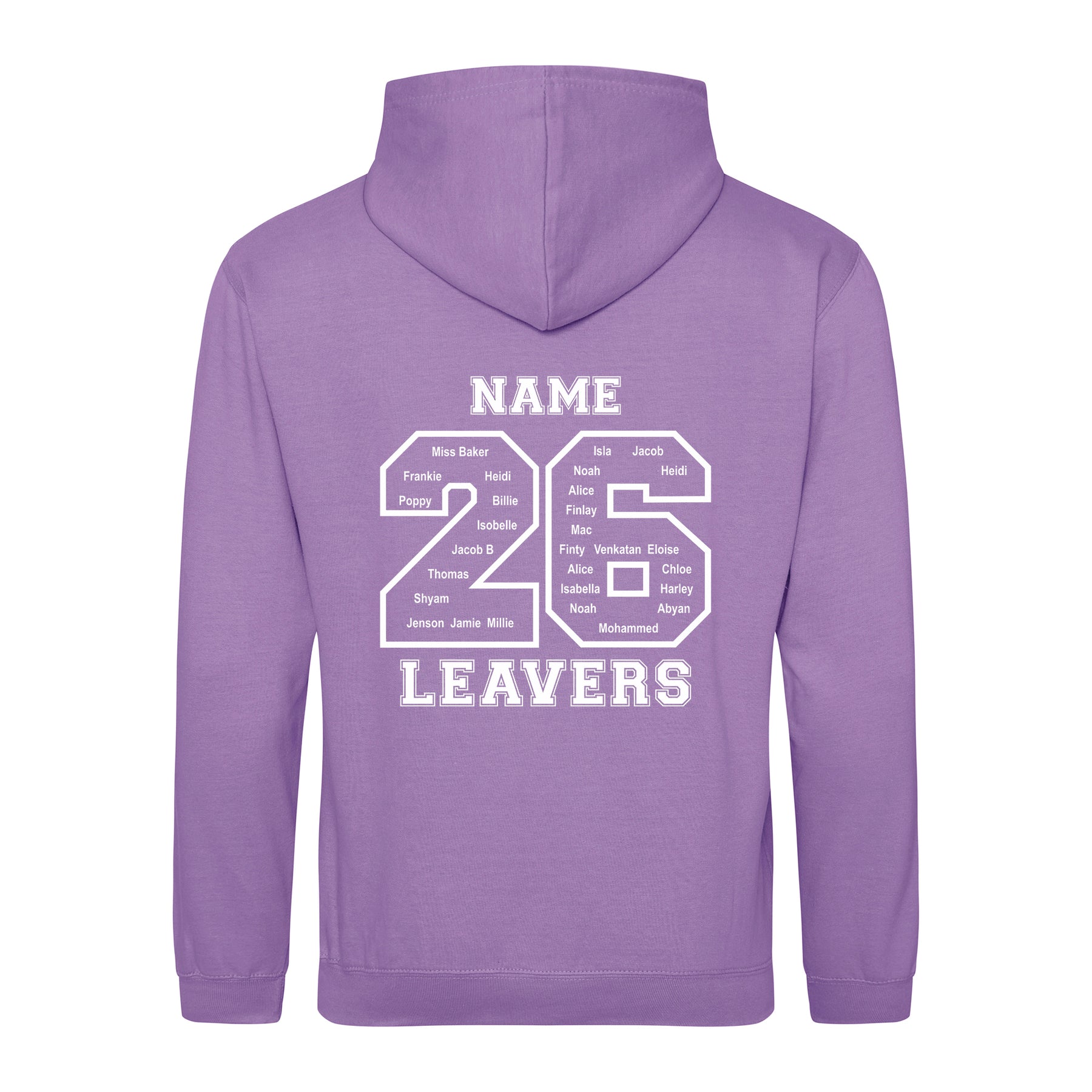Cedar Park School Leavers Hoodie: Digital Lavender