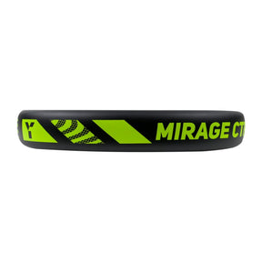 Y1 Mirage Padel Racket: Black/Yellow
