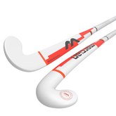 Mercian Genesis FG100 Low Junior Hockey Stick: White/Red