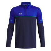 Under Armour Challenger Training Junior Quarter Zip: Midnight Navy/Royal/White