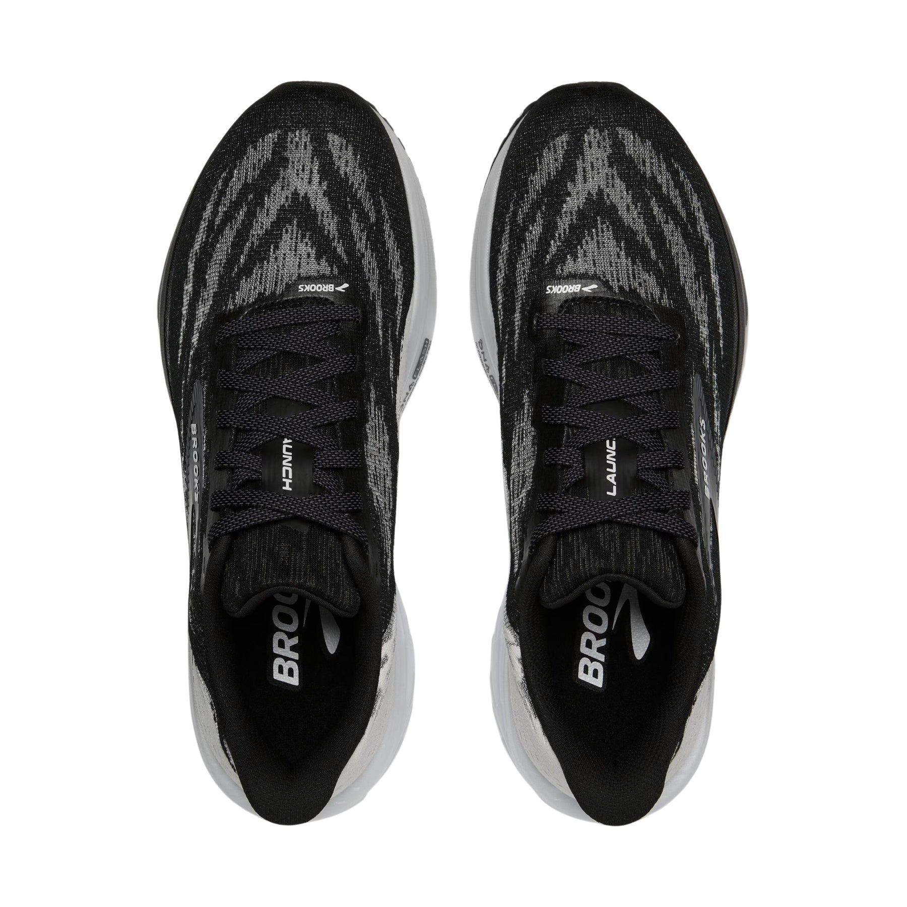 Brooks Launch 11 Womens Running Shoes: Black/White