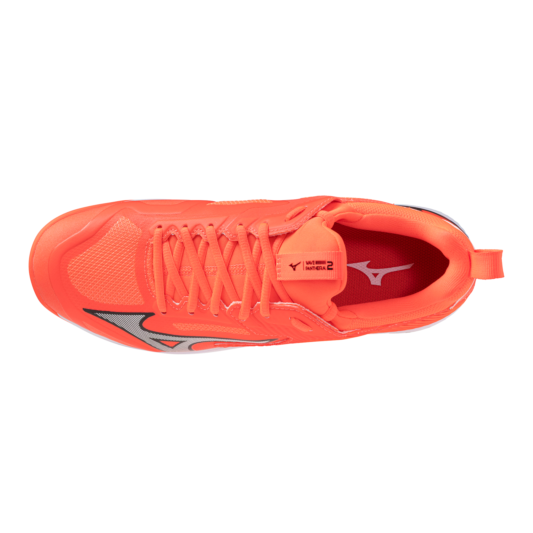 Mizuno Wave Panthera 2 Hockey Shoes: Lava Orange/White/Black