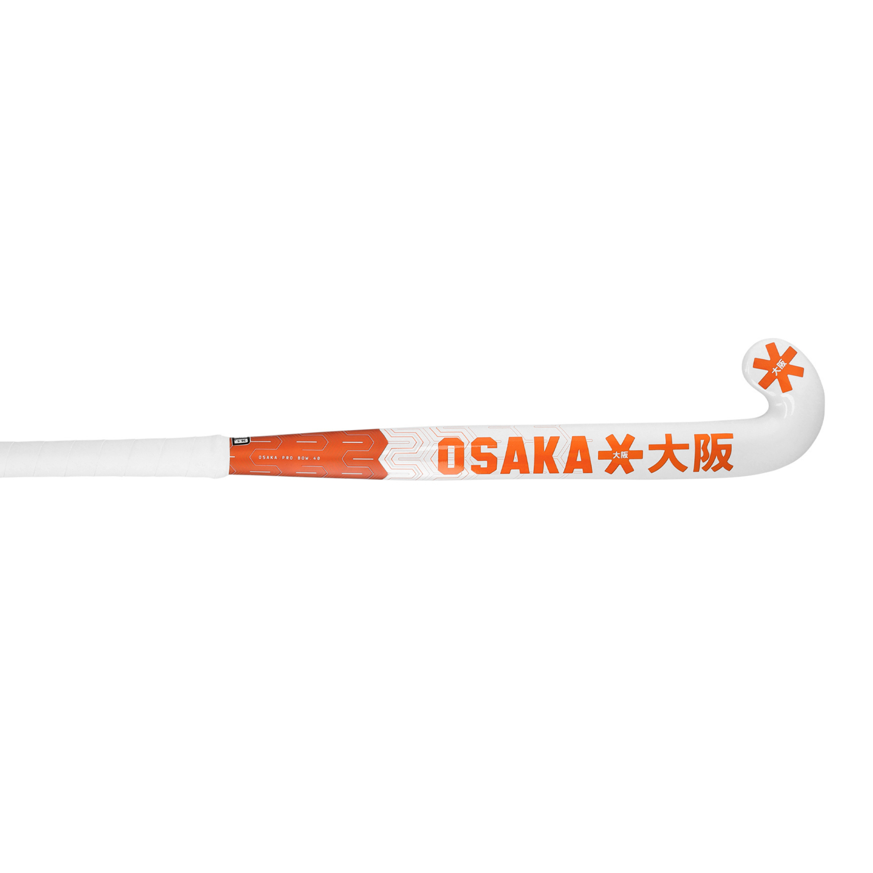 Osaka Pro Bow 40 Hockey Stick 2026: Orange Tiger