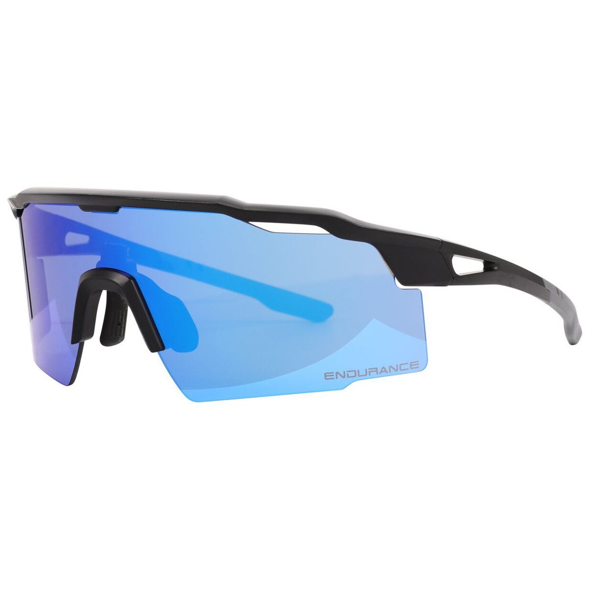 Endurance Alberto Half-Frame Sports Glasses: Blue Topaz
