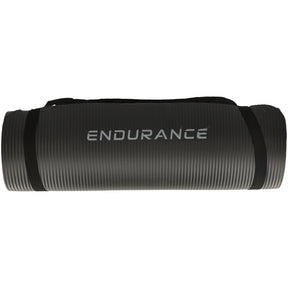 Endurance NBR Fitness Mat: Black