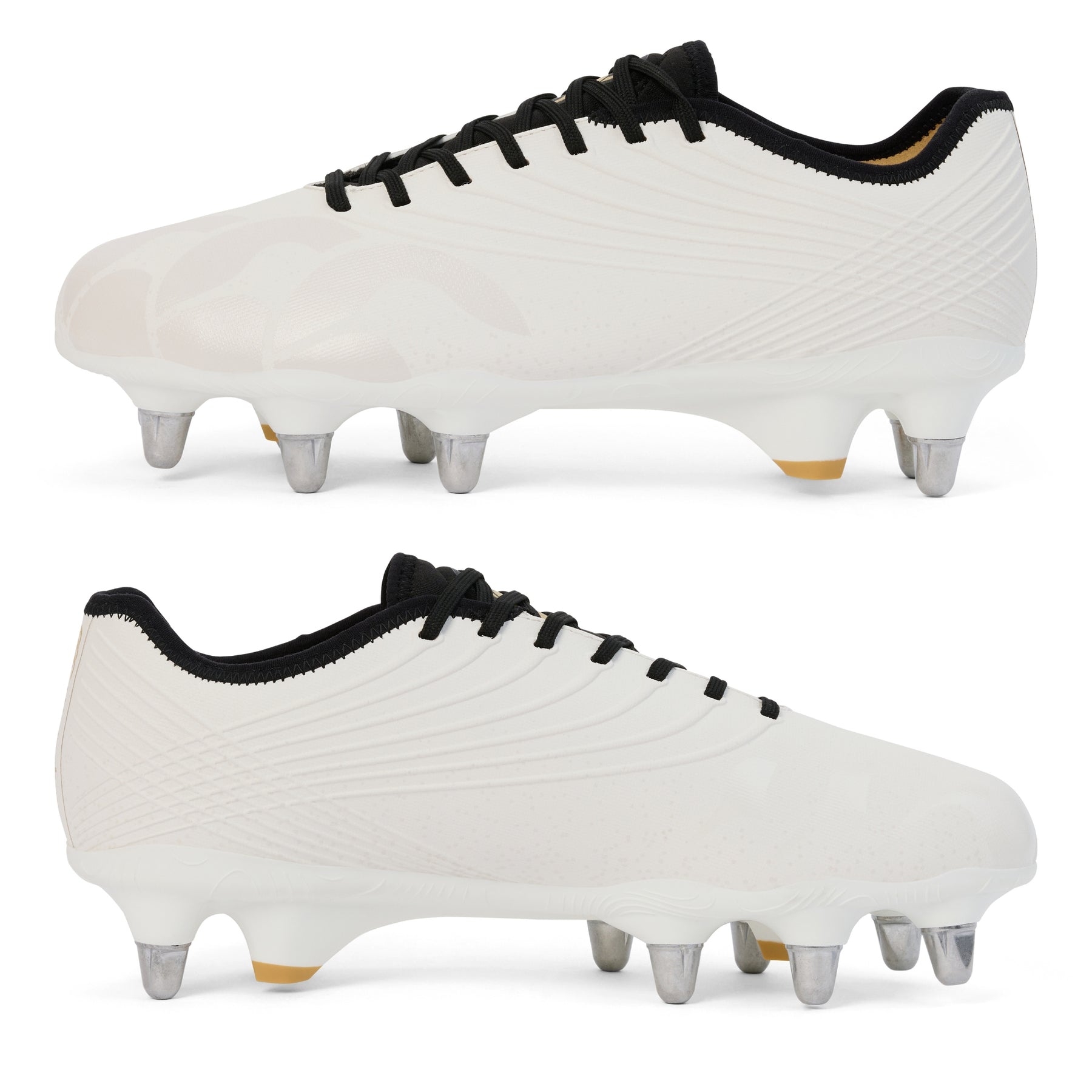 Canterbury Stampede Groundbreak Pro Soft Ground Rugby Boots: White
