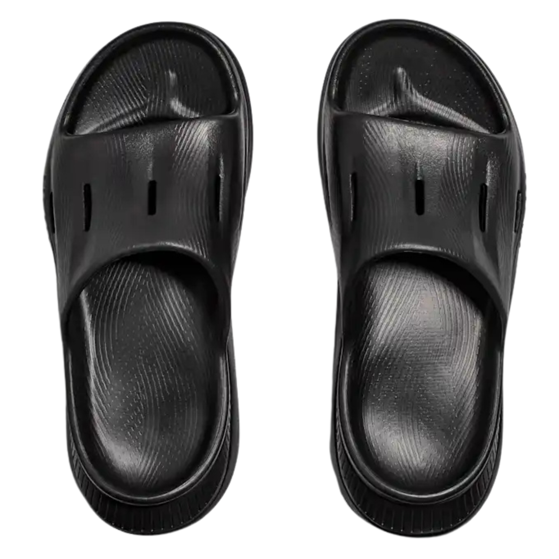 Hoka Ora Recovery Slides: Black/Black
