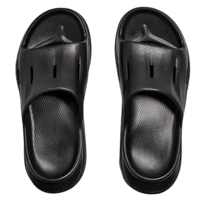Hoka Ora Recovery Slides: Black/Black