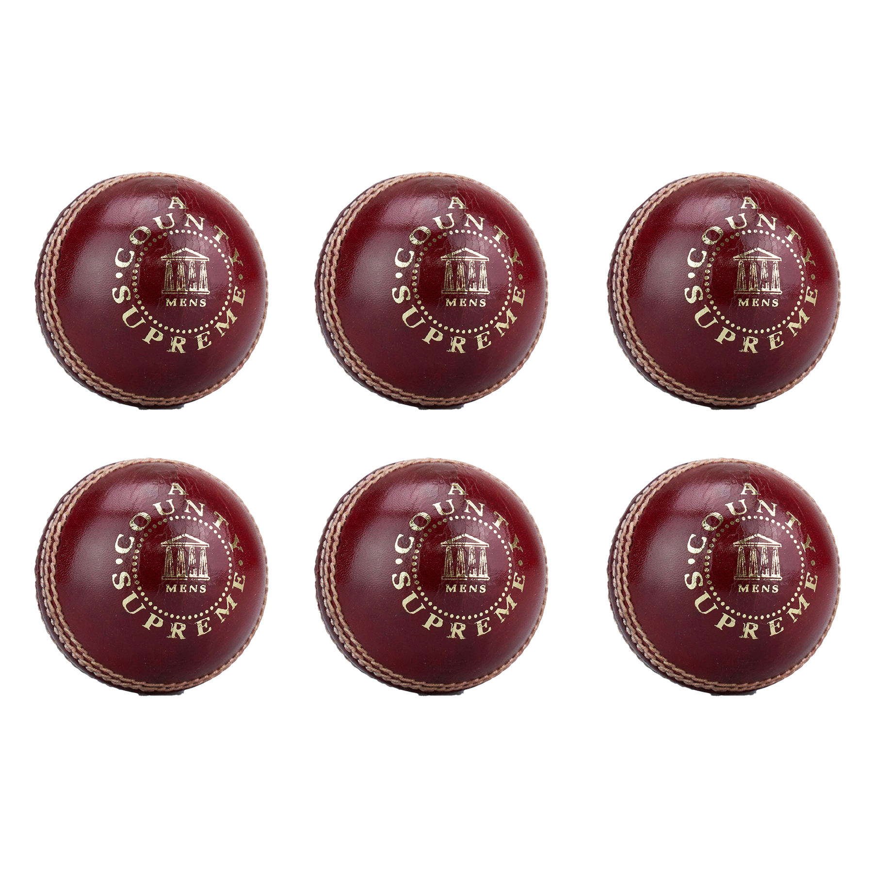 Readers County Supreme  'A' 5 1/2 oz Mens Cricket Ball Box of 6