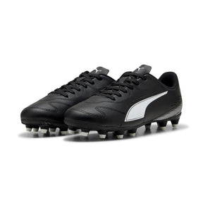 Puma Vitoria II FG/AG Junior Football Boots: Black/White
