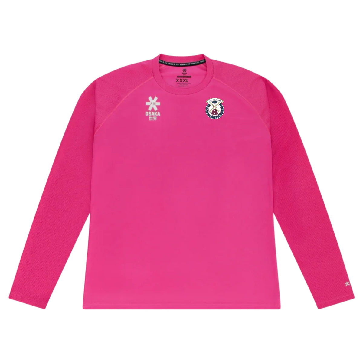 Wimbledon HC Unsiex Osaka Keeper Tee Long Sleeve: Fluo Pink