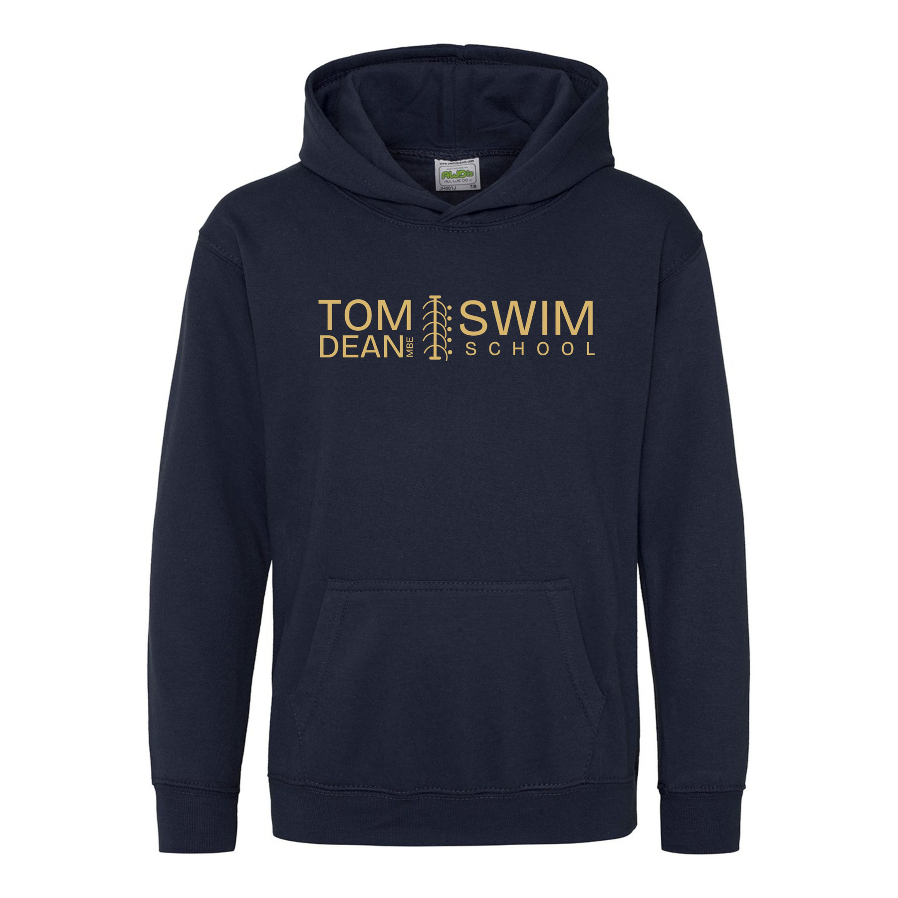 Tom Dean Swim School Kids Hoodie: French Navy