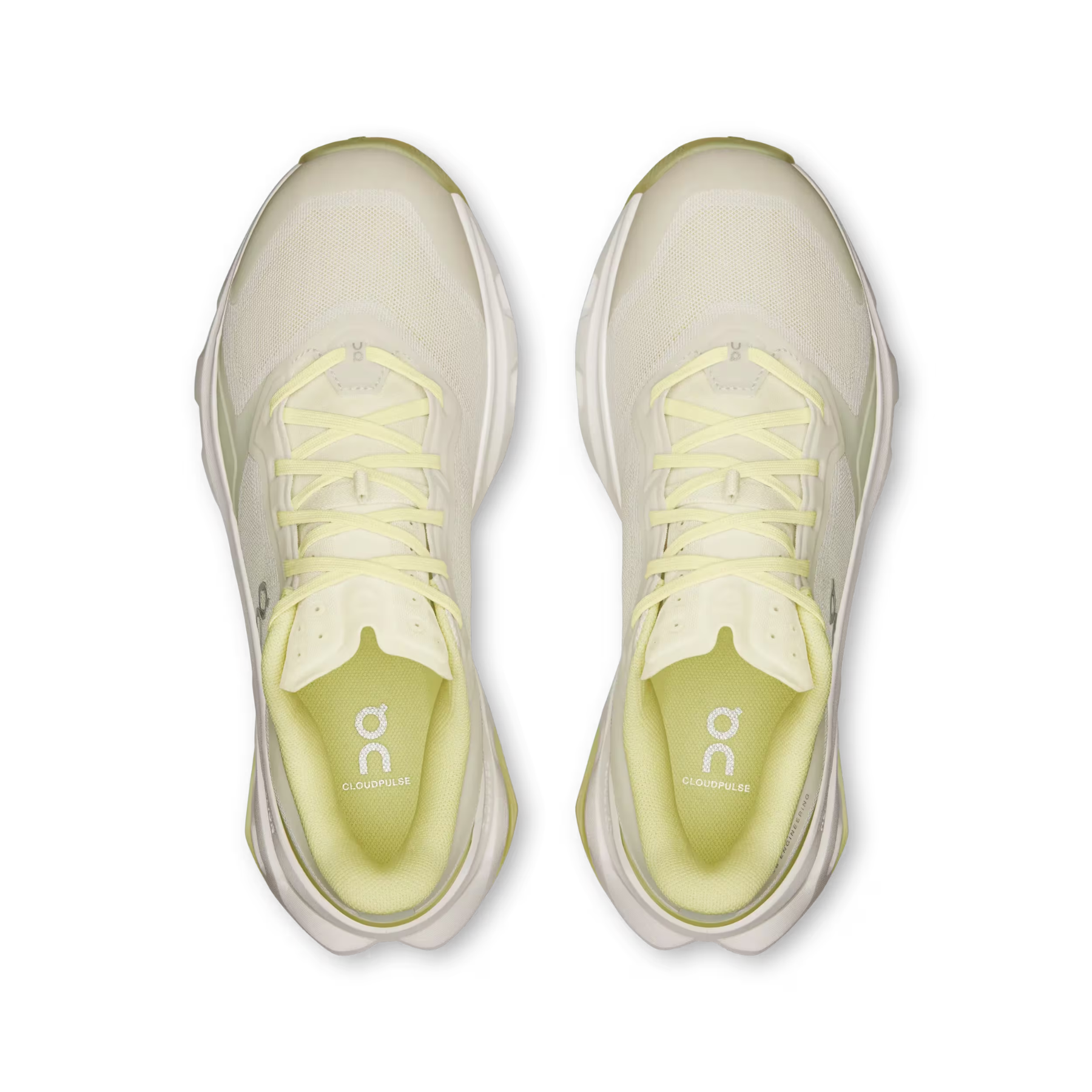 On Cloudpulse 2 Womens Running Shoes: Ice/Limelight