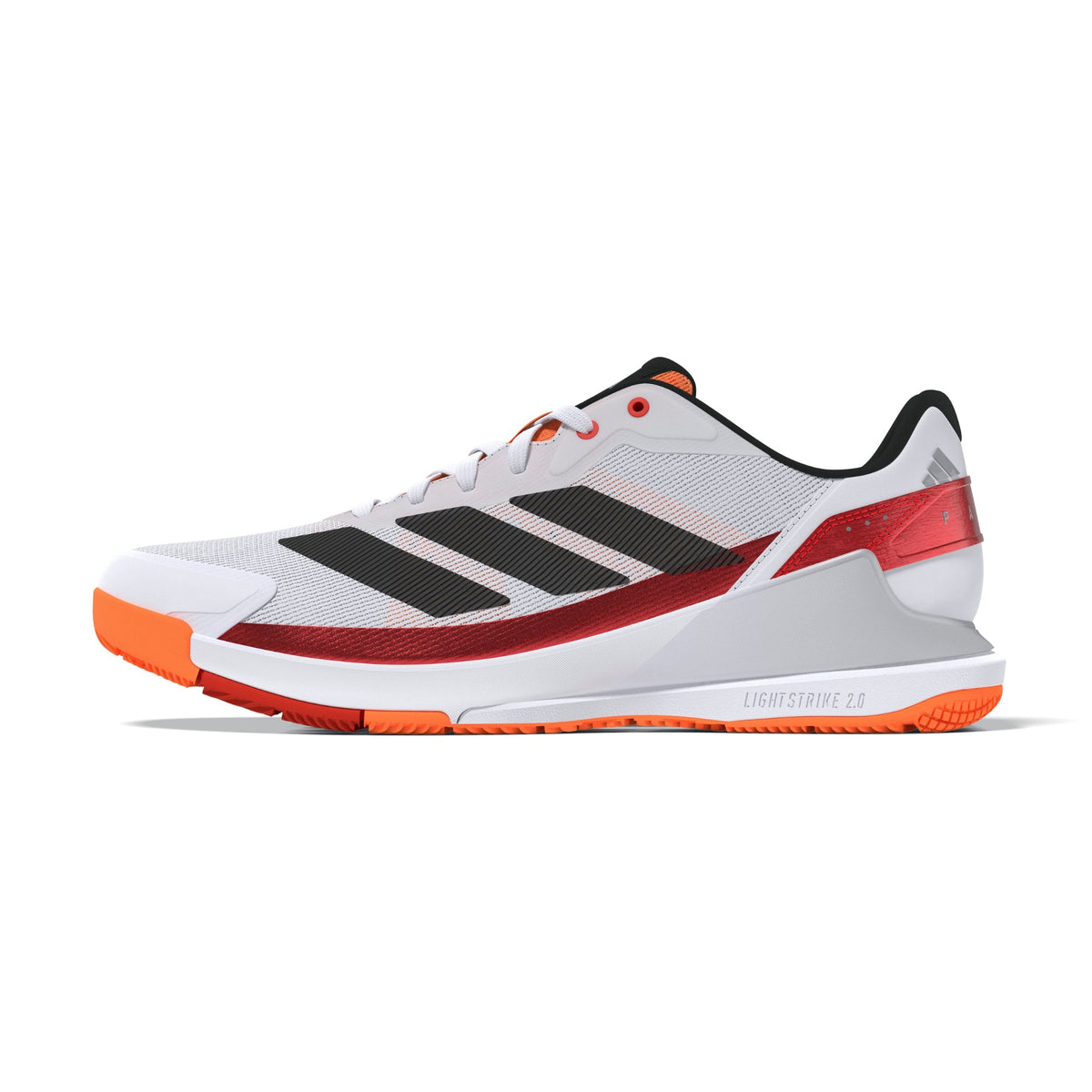 Adidas Crazyquick Mens Padel Shoes: White/Orange