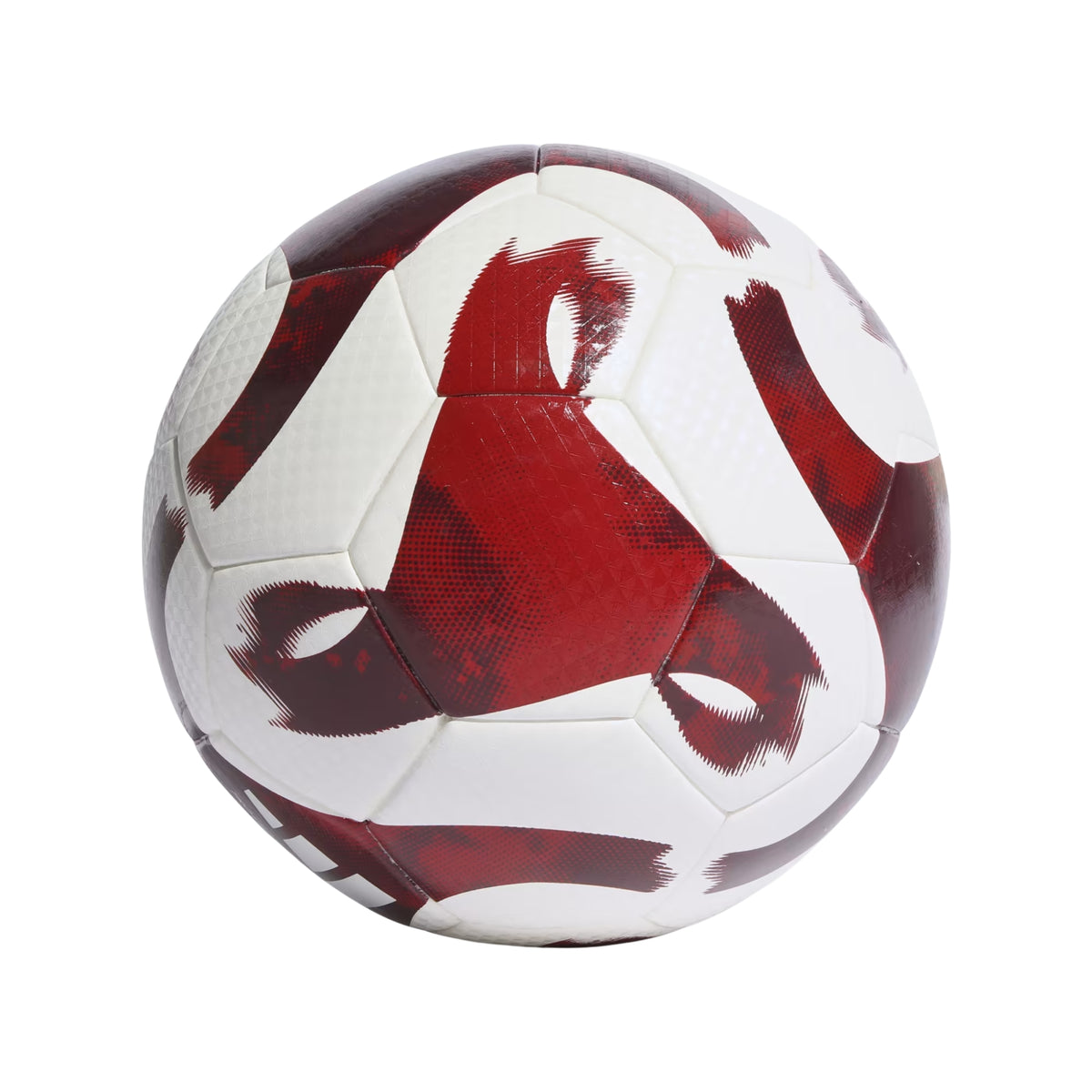 Adidas Tiro League TB Football: White/College Burgundy/College Red