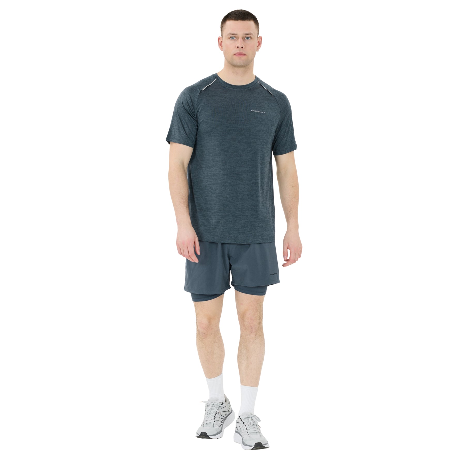 Endurance Kros 2in1 Shorts: Orion Blue