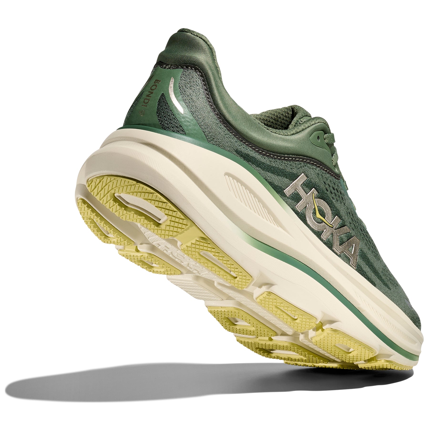 Hoka Bondi 9 Men's Running Shoes: Succulent/Fern