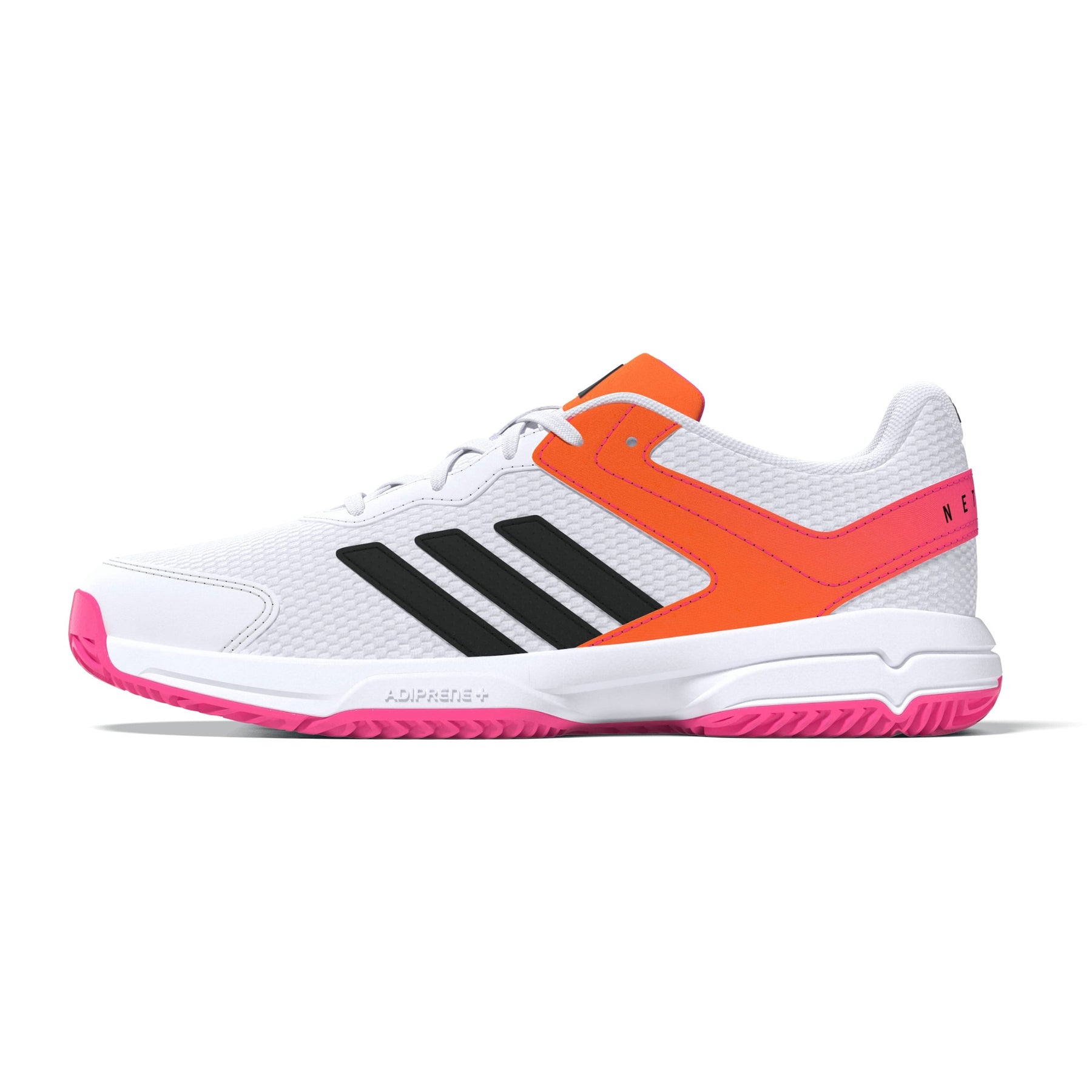 Adidas Netcourt Junior Netball Shoes: White