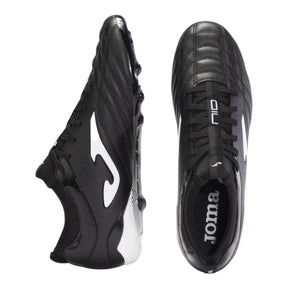 Joma Numero-10 2401 Firm Ground Football Boots: Black/White