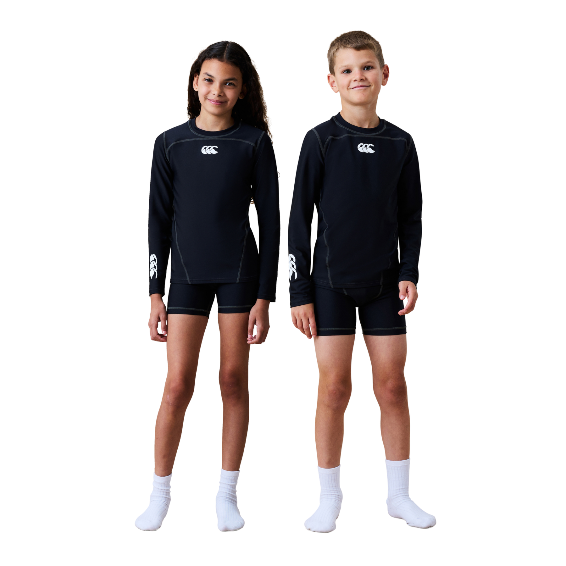 Canterbury Junior Baselayer Top Long Sleeve Top: Black