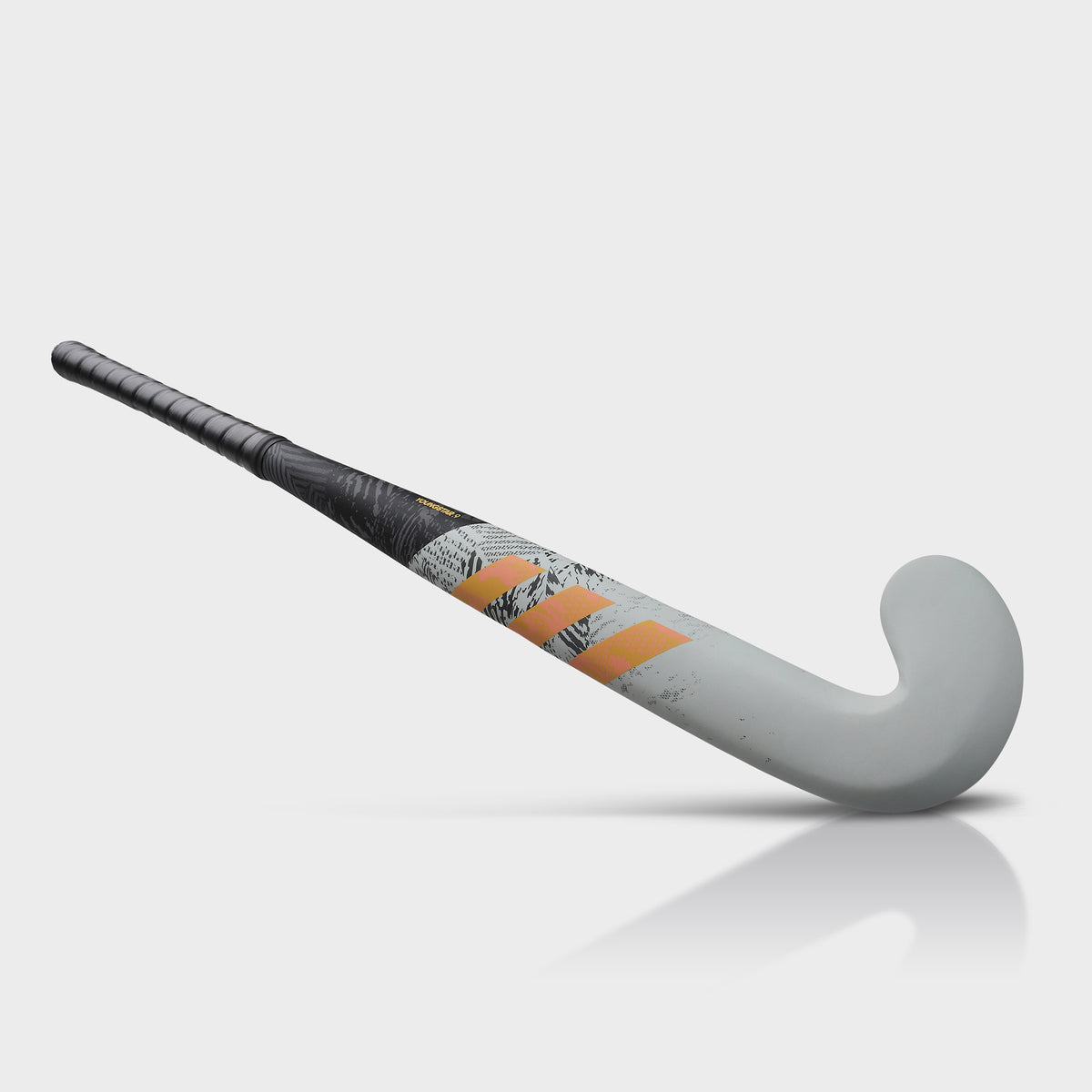 Adidas Youngstar .9 Junior Hockey Stick 2023: Grey/Yellow