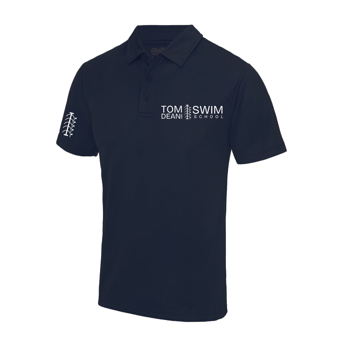 Tom Dean Swim School Admin Team Men's Polo Top: French Navy