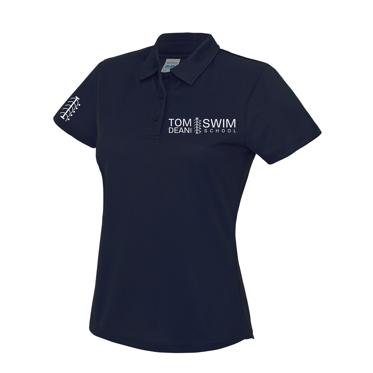 Tom Dean Swim School Admin Team Women's Polo Top: French Navy