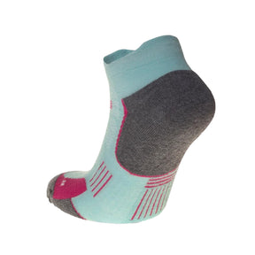 Hilly Supreme Socklet Med: Aquamarine/Grey Marl