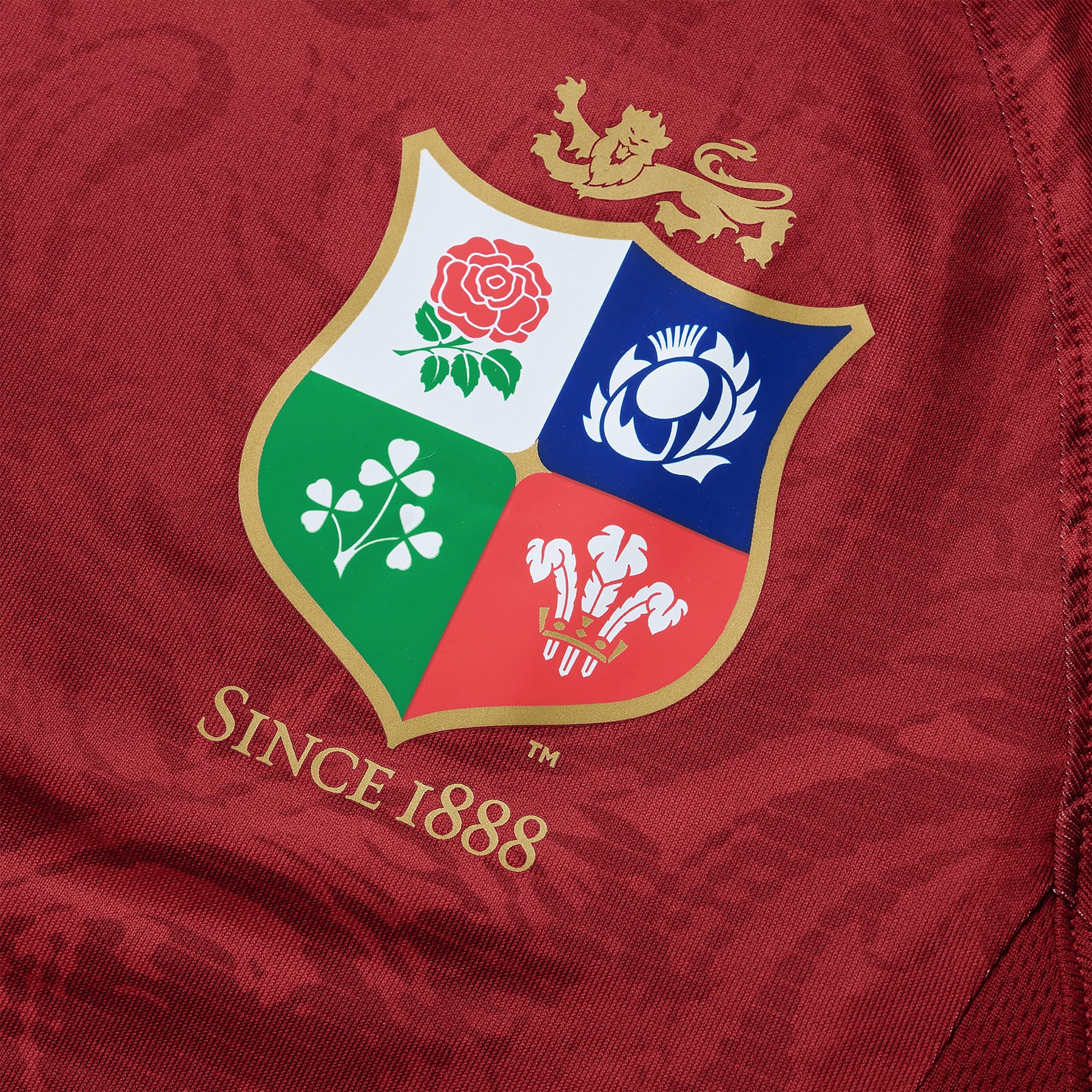 British & Irish Lions Rugby Super Light Tee: Red