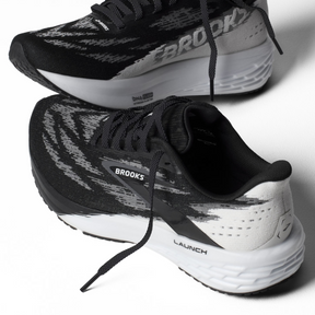 Brooks Launch 11 Mens Running Shoes: Black/White