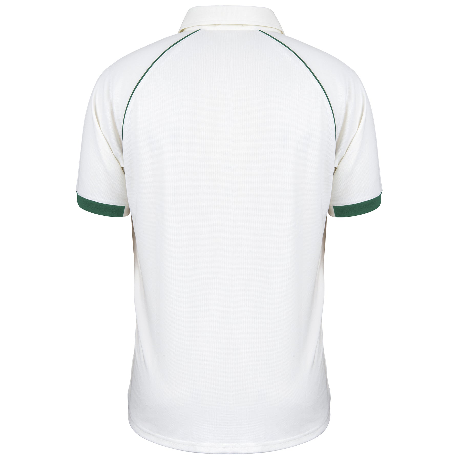 Gray Nicolls Matrix V2 Short Sleeve Cricket Shirt: Ivory/Green