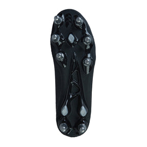 Canterbury Stampede Pro Rugby Boots: Black/Silver