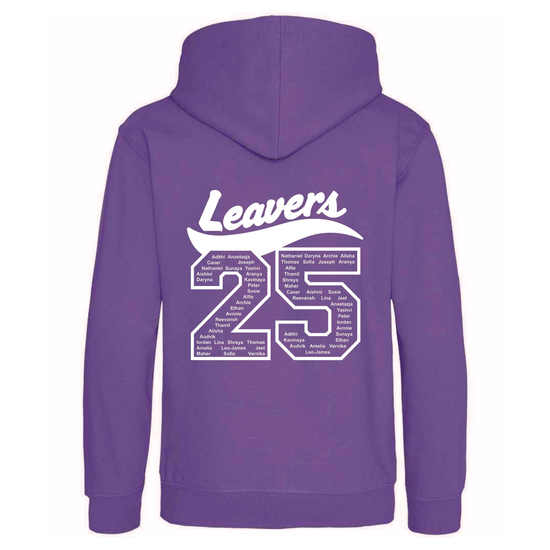 Chalfont Valley School Leavers Hoodie: Purple