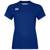 Canterbury Womens Club Dry Tee: Royal Blue