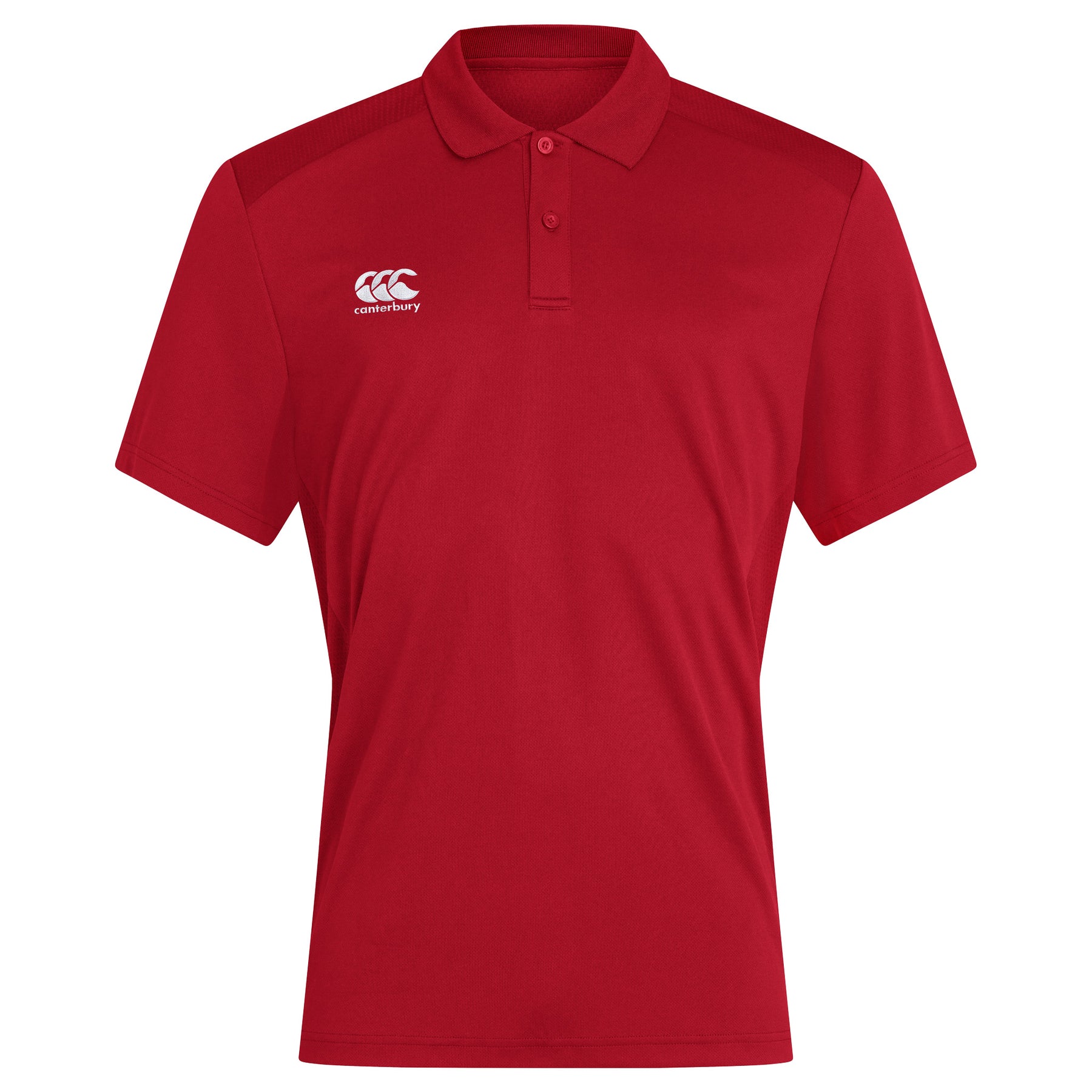 Canterbury Mens Club Dry Polo: Red